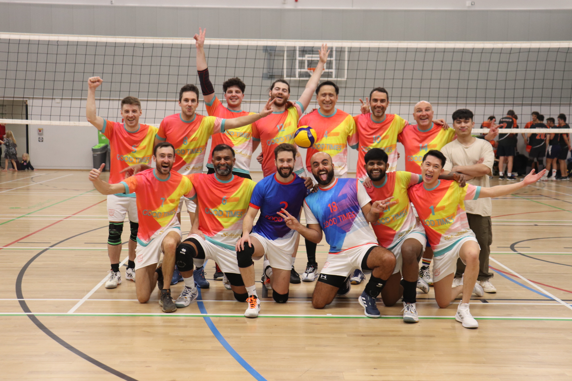 The Hedgehogs squad ahead of Division 1.